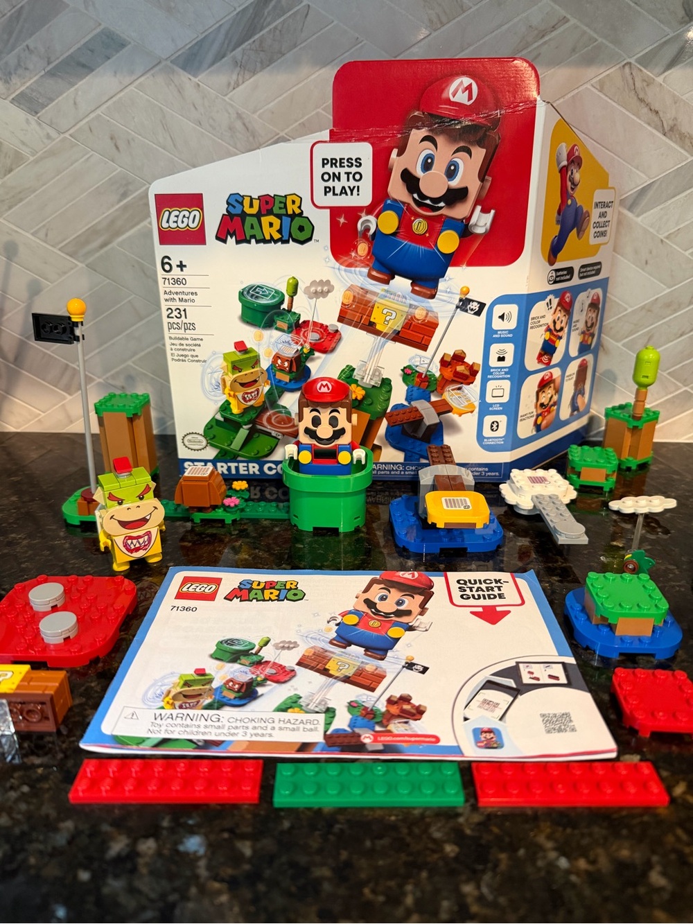 Lego Super Mario Adventures with Mario Starter Course 71360 - Complete Set